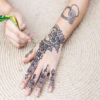 Mehindi henna tattoo
