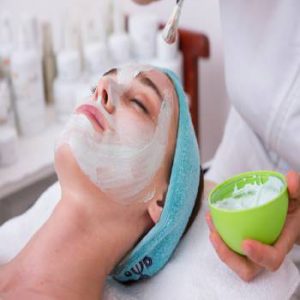 woman facial